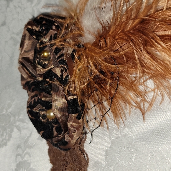 Etsy-Made Rosette Fascinator/Headband - Picture 11 of 11